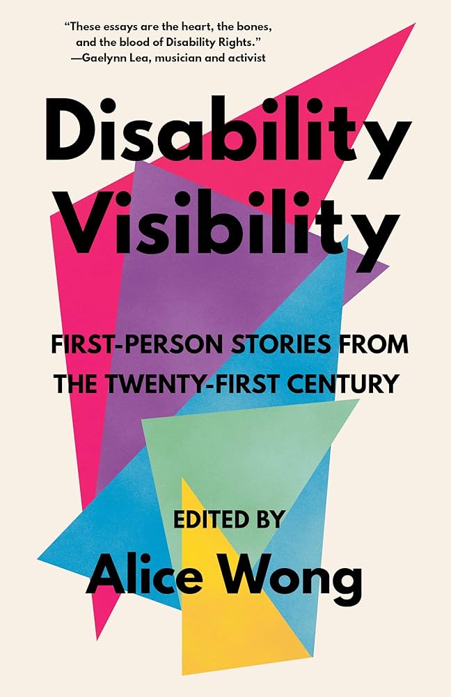 Book sleeve of Disability Visibility