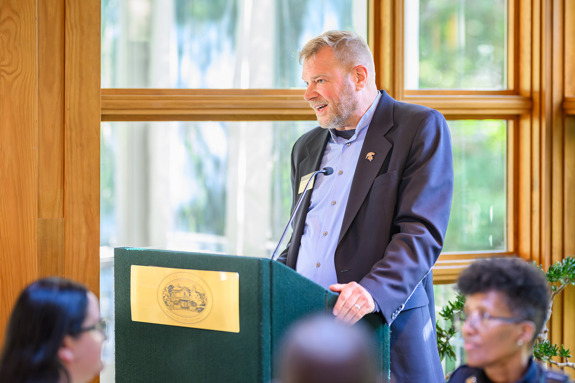 Thomas Jeitschko speaks at the event