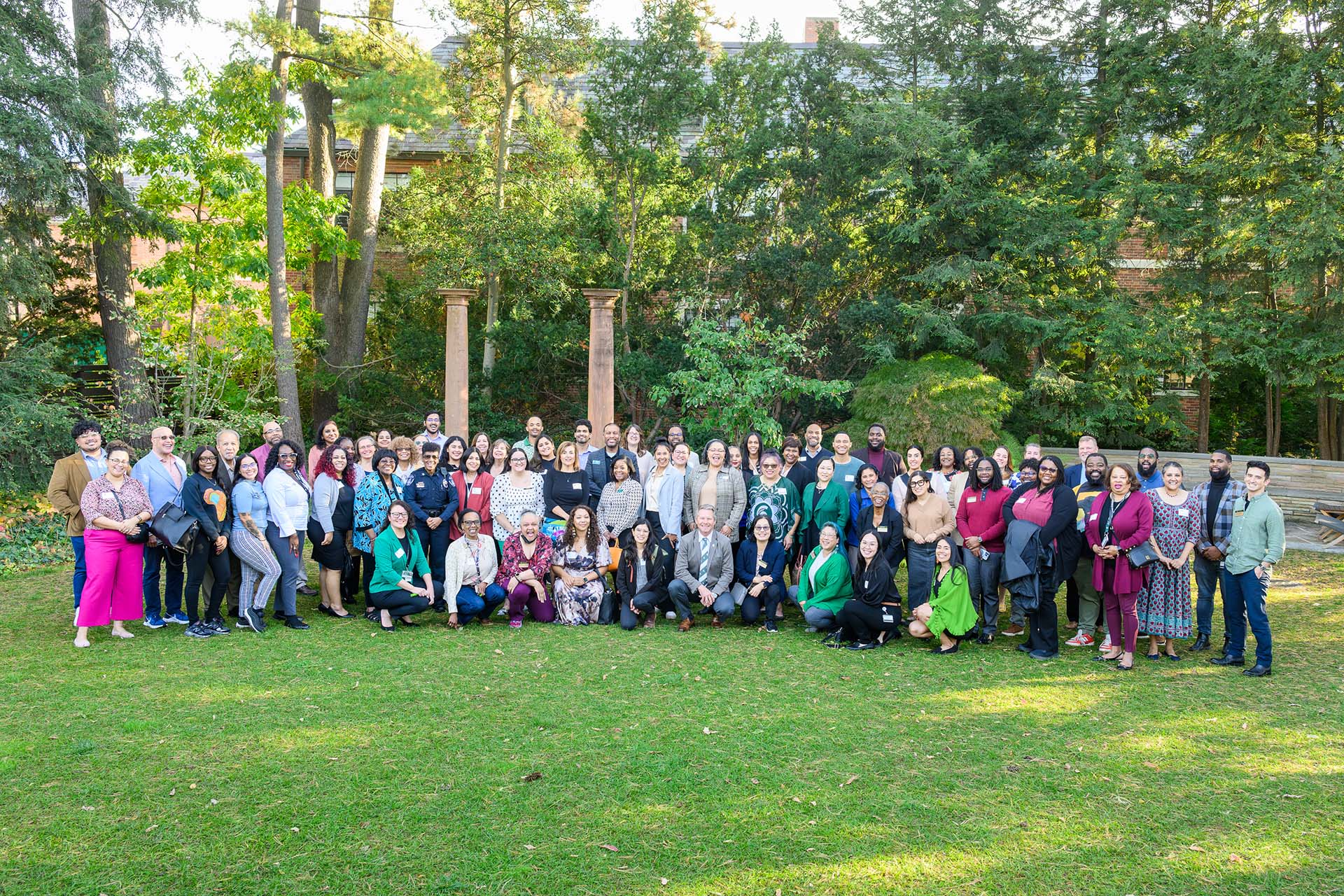 Large outdoor group photo