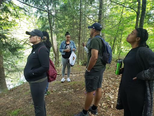 DRN members in the forest